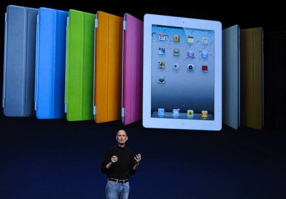STEVE JOBS UNVEILS APPLE IPAD 2