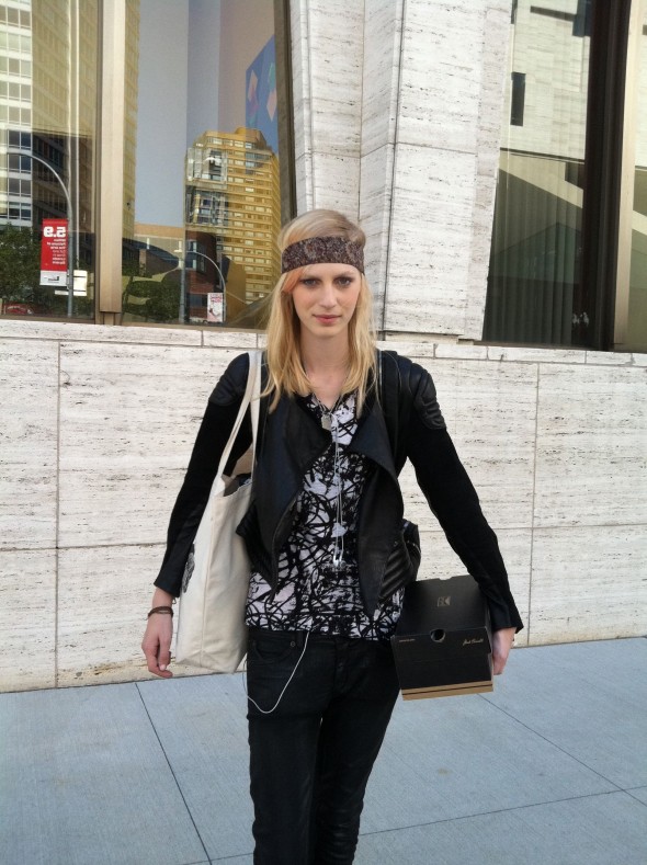 Model spotted at NYFW