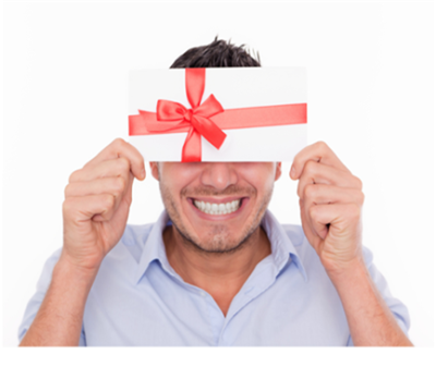 Man-Holding-Gift-Envelope